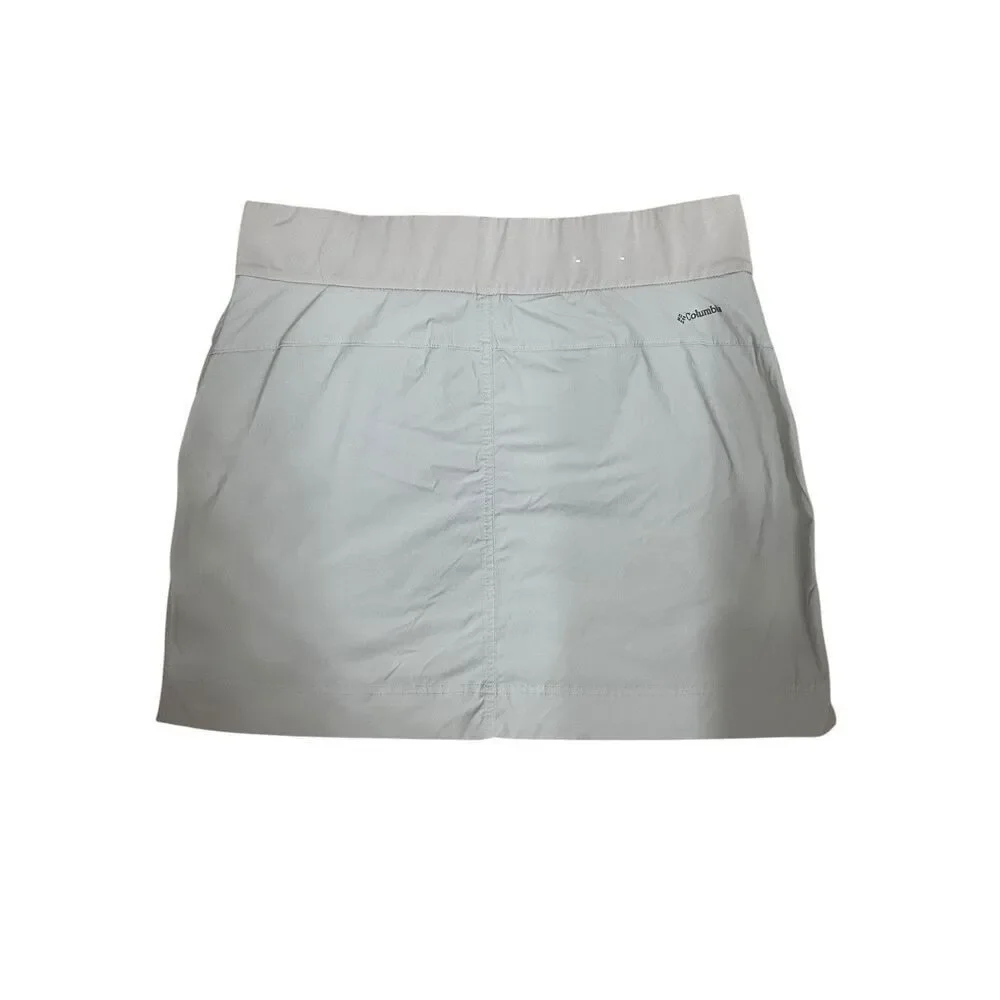Columbia Women’s Gray Skort Athletic Golf Hiking Skirt Shorts L